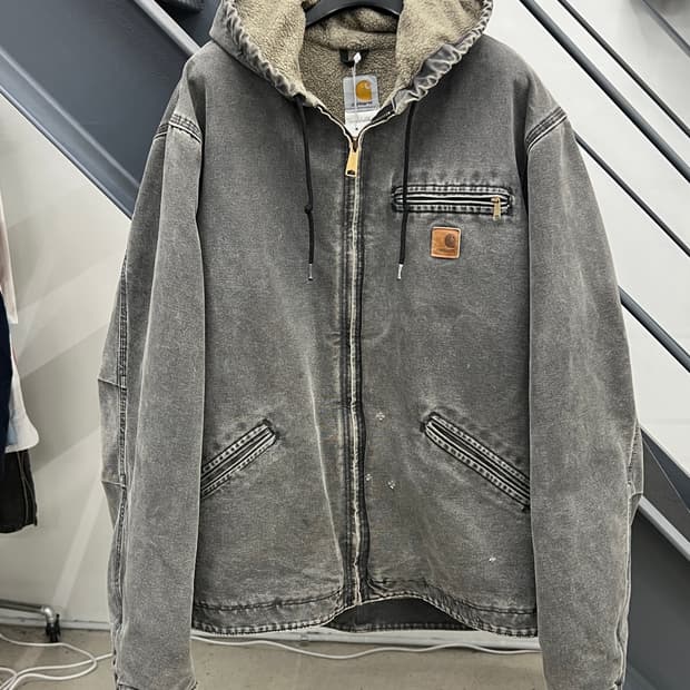 칼하트 J141 블랙 시에라 후드 자켓