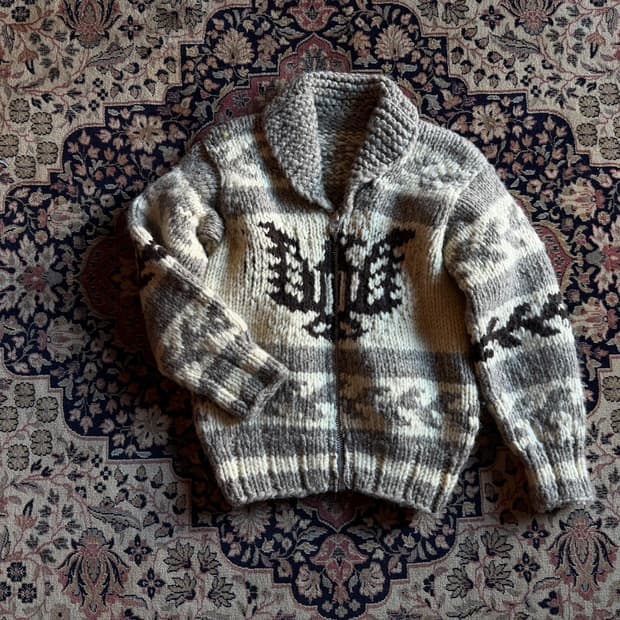 vtg 코위찬 니트 가디건 여성66