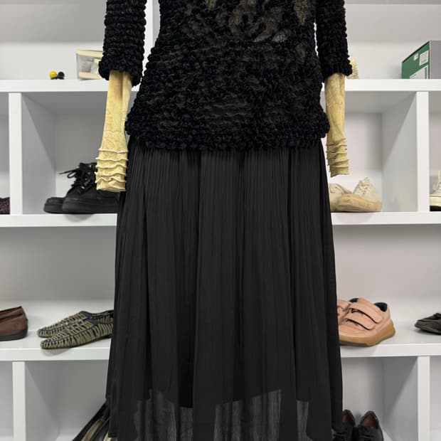 glacier 플리츠 스커트