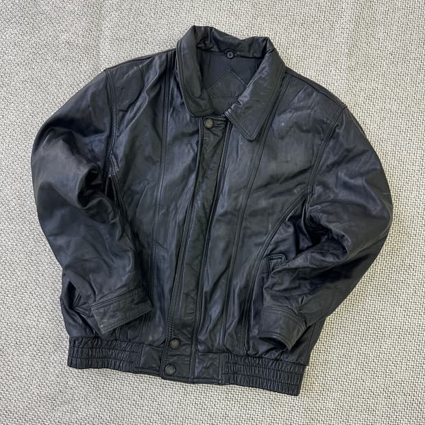 95 파크랜드 소가죽 자켓 0326D