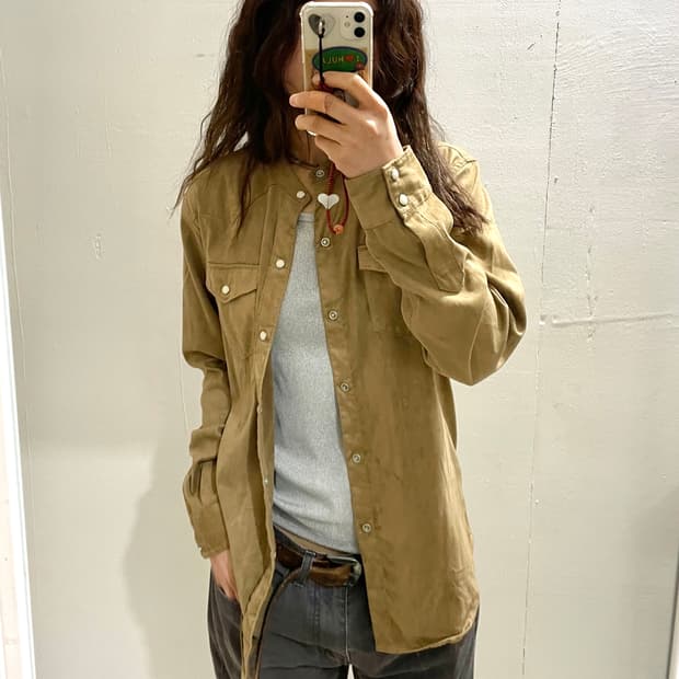 빔즈 스웨이드 웨스턴 셔츠