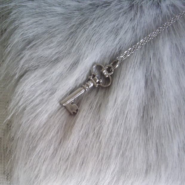 Silver Key necklace