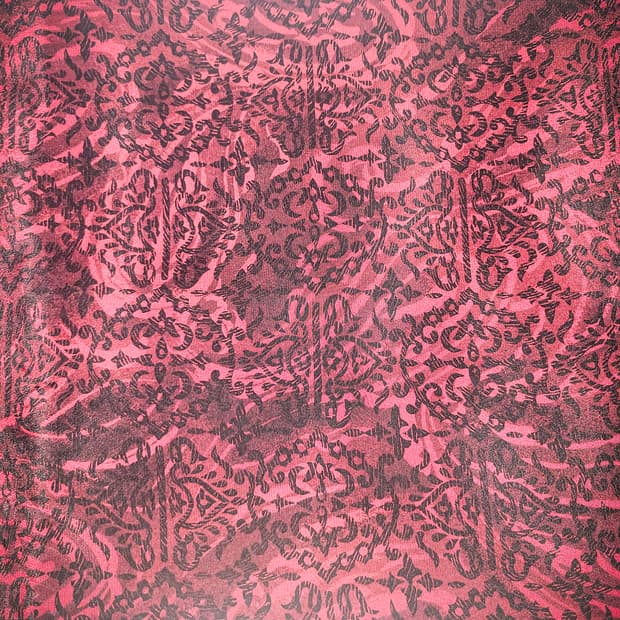 '00s Damask Pattern Scarf