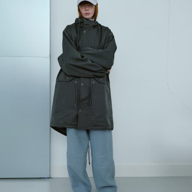 타입서비스 오버사이즈드 롱 점퍼 야상