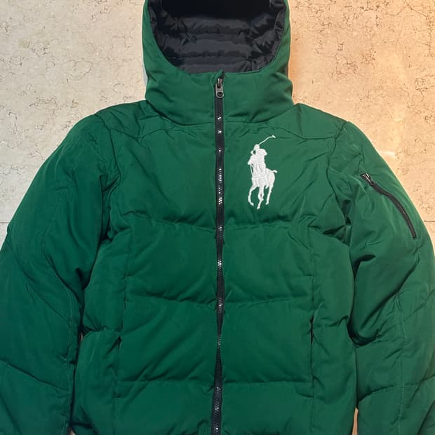 폴로 랄프로렌 빅포니 그린 패딩