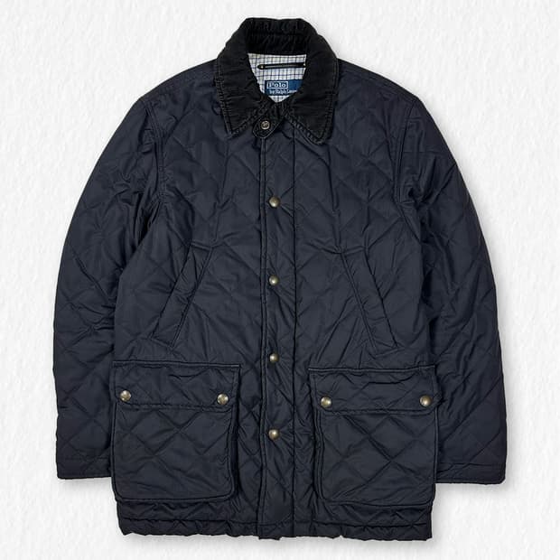 폴로랄프로렌 코듀로이카라 퀼팅 자켓