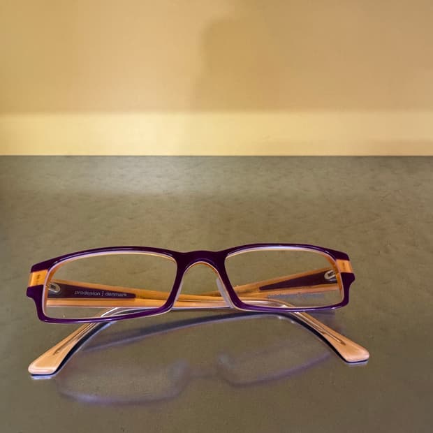 prodesign : denmark 슬림 레트로 스퀘어 프레임