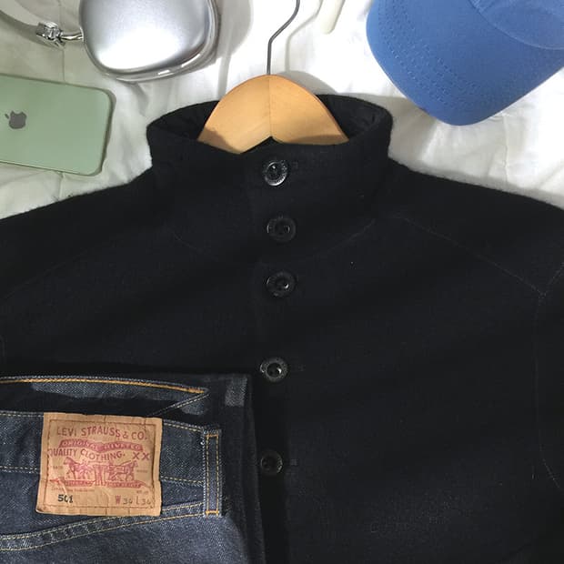 (MAN) 폴로랄프로렌 플리스 버튼넥 니트 M 