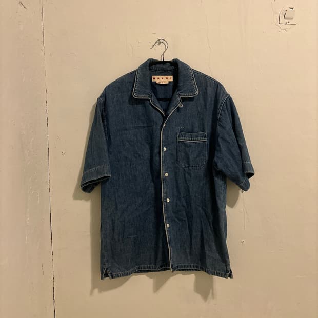 마르니 데님 반팔셔츠