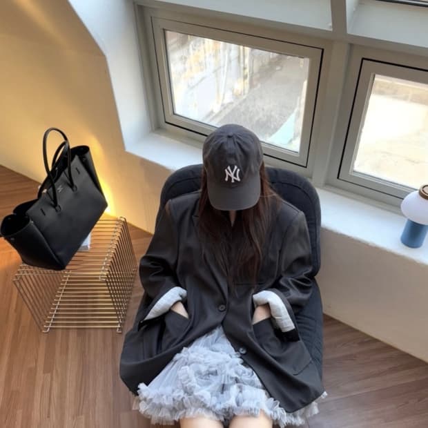 에그이즈 퍼즈캉캉스커트