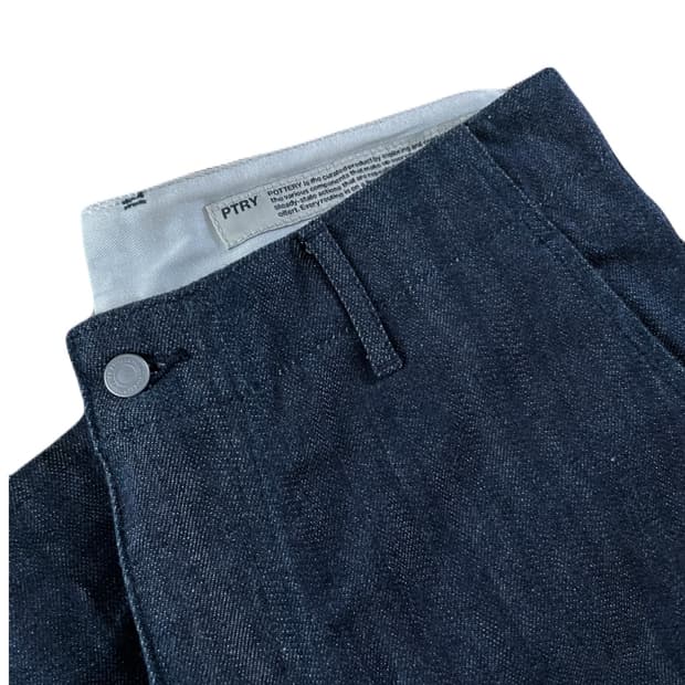 포터리 원워시드 와이드팬츠