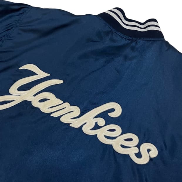 MLB 뉴욕 양키스 새틴 스타디움 봄버 자켓 XS