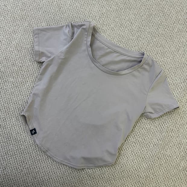 실측확인 젝시믹스 아이스페더 크롭 0415D