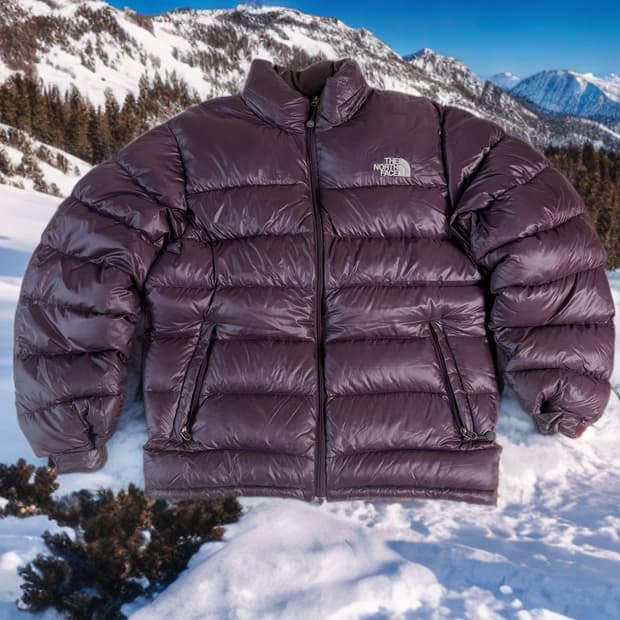 노스페이스 퍼텍스 퀸텀 마룬 초경량패딩 구스다운