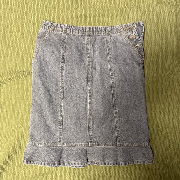[빈티지] 빈티지 데님 미디 스커트