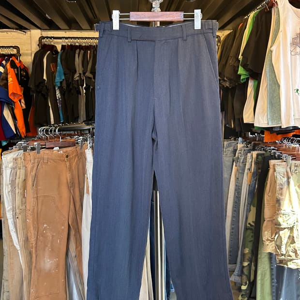 Old 영국군 British RAF 밀리터리 원턱 드레스 슬랙스 팬츠