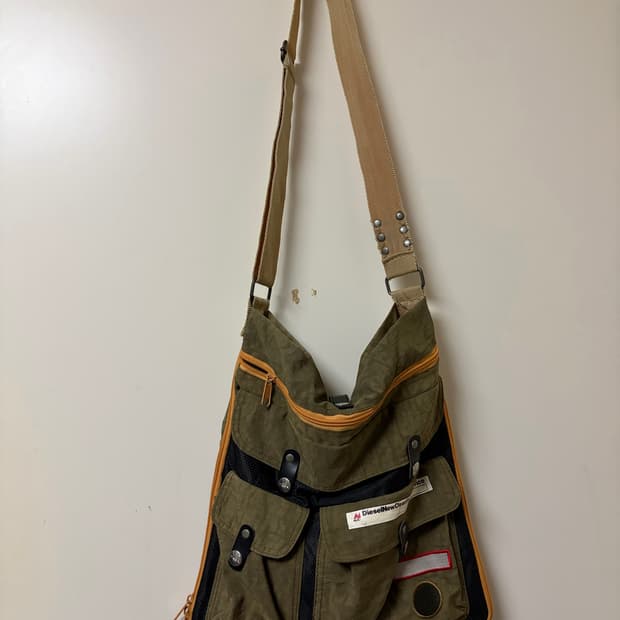 Diesel nylon cross bag