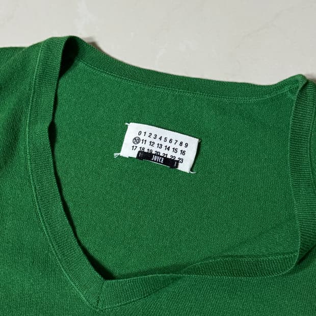 martin margiela 07aw loose v-neck