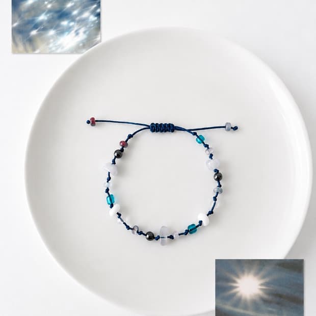 [handmade] 🦈 라군 매듭 팔찌