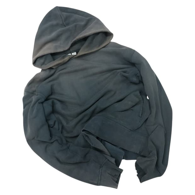 Uniqlo U 유니클로U 빈티지 페이딩 차콜 후드 티셔츠 (L)