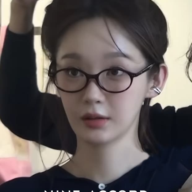 [강민경 pick 안경] Horn IMP 블랙 나인어코드