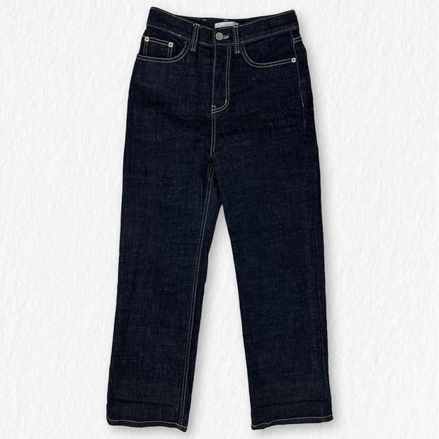 누아르테 일자 데님 팬츠