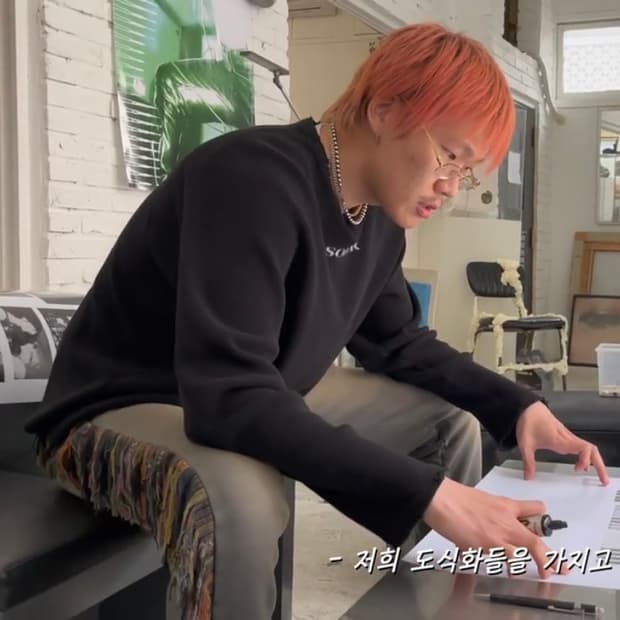 틸던 23ss sober 와플 롱슬리브