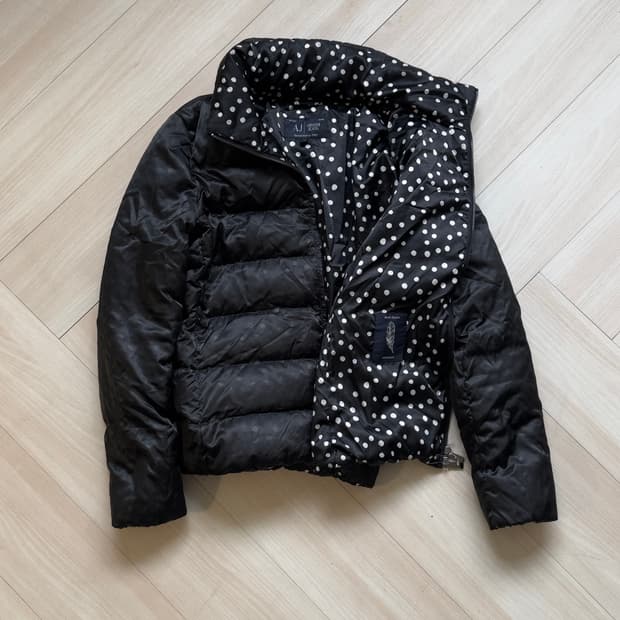 [Armani Jeans] Dot Real Down Jacket