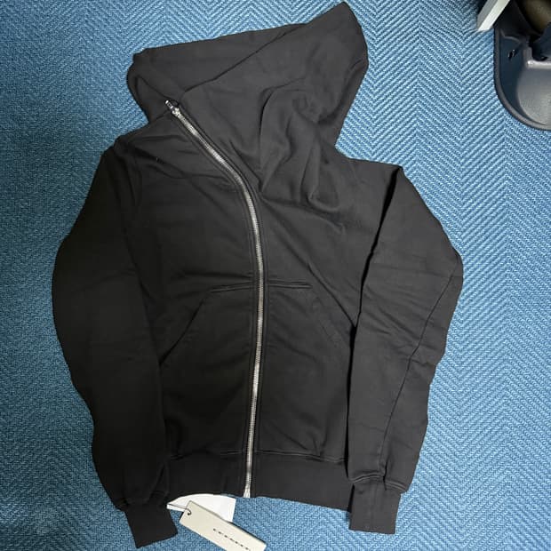 [XS,S,M]릭오웬스 다크쉐도우 마운틴 후드집업 블랙 F