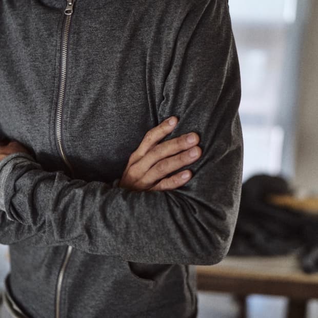 모노프리베 텍스쳐 후드 집업