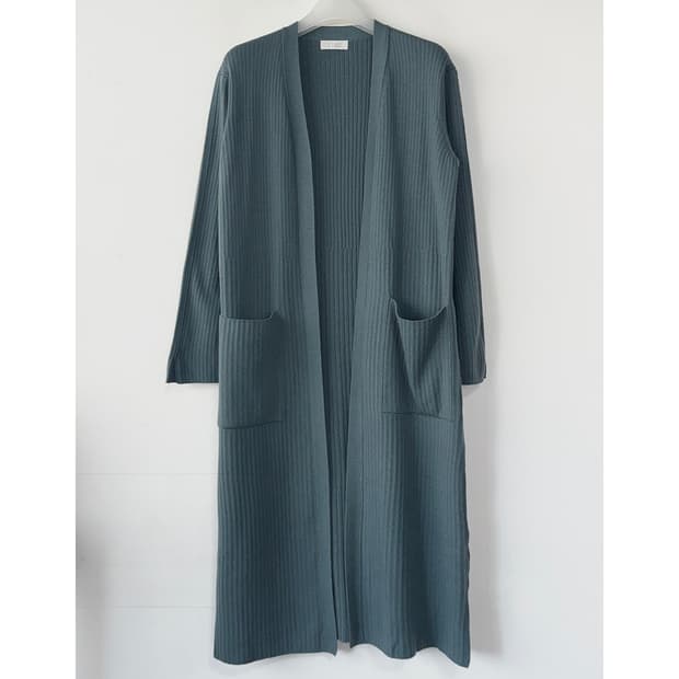 타임 TIME 캐시미어100 롱 가디건