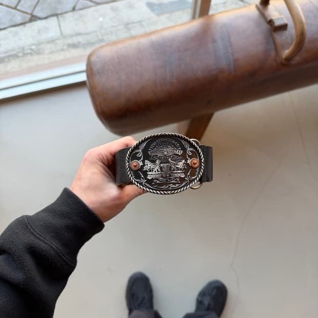 리바이스 버클 레더 벨트