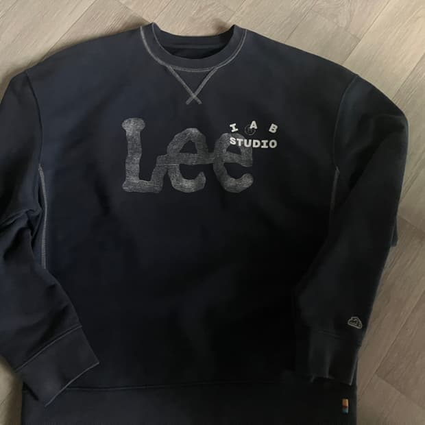 아이앱스튜디오 Lee 맨투맨 네이비 M