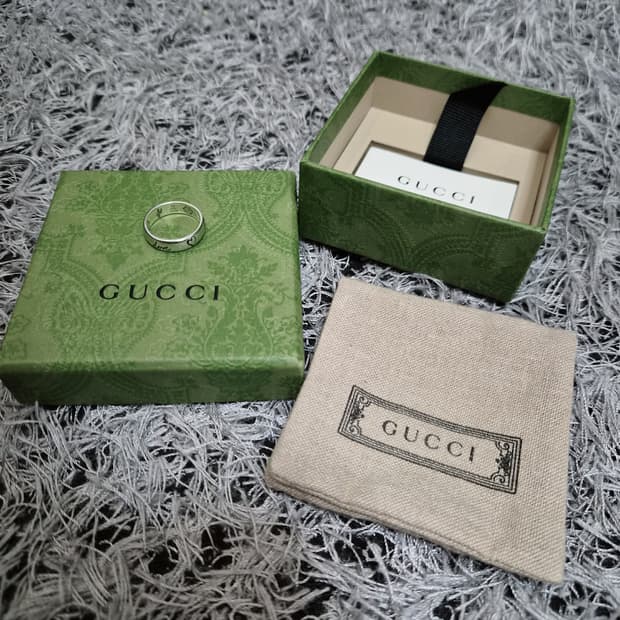 구찌 블라인드포러브 반지 12호