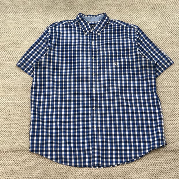 챕스랄프로렌 체크 하프셔츠 r3704