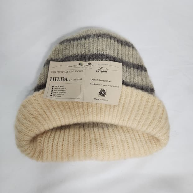 H916 [F] 새상품 Hilda Ltd Iceland 빈티지 울 비니