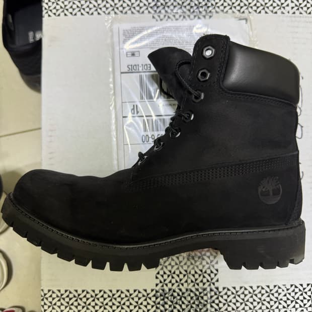 260) 팀버랜드 6인치 프리미엄 블랙 와이드