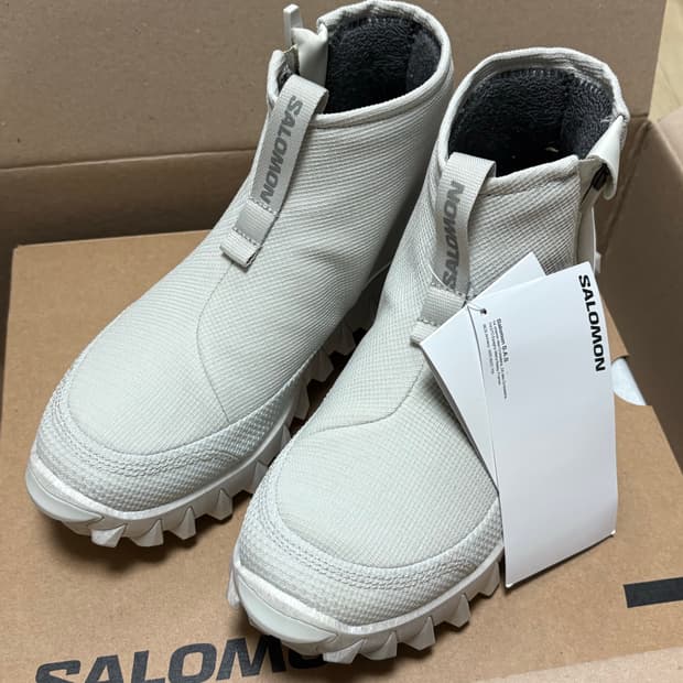 새상품 230)살로몬 스노우클로그 미드 던블루