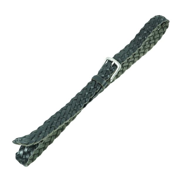 아메카지 클래식 레더 짜임 블랙 위빙 벨트