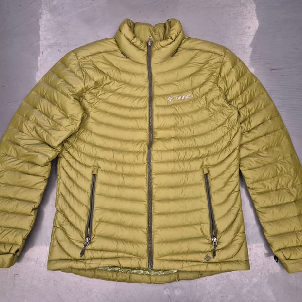 컬럼비아 옴니히트 구스다운 경량 패딩