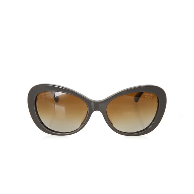 샤넬 캣아이 선글라스 카키 클리어 선글 5264 보증서