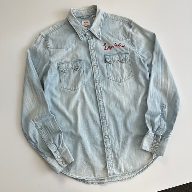 Levi's 자수 스티치 산테페 웨스턴 셔츠