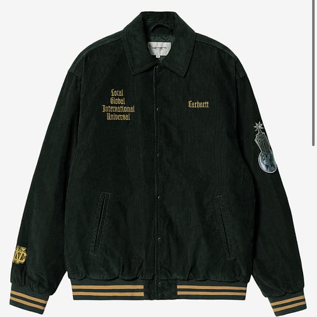 칼하트wip 레터맨 자켓