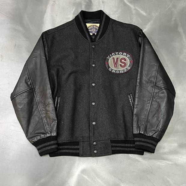  아더버드 레더 바시티 자켓 y14568