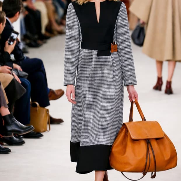 SODA 오렌지 가죽 백팩