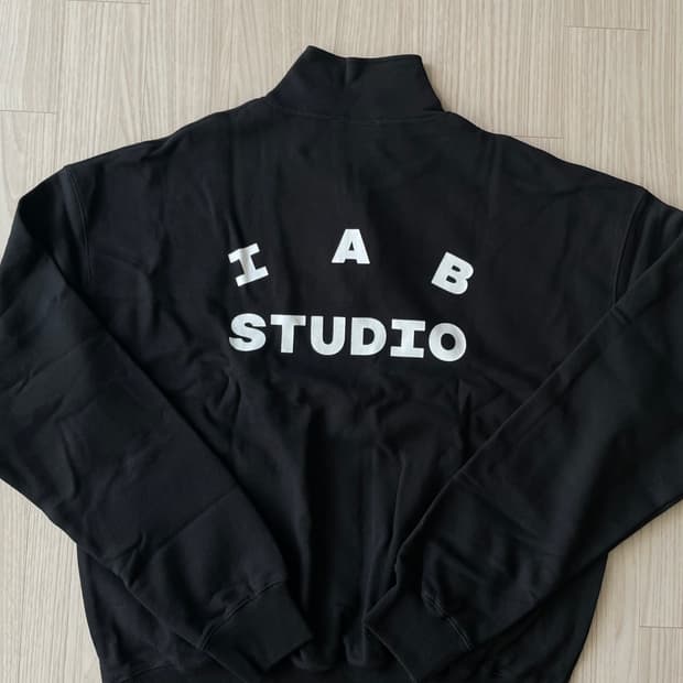 [새상품] 아이앱 스튜디오 스웻 하프 집업