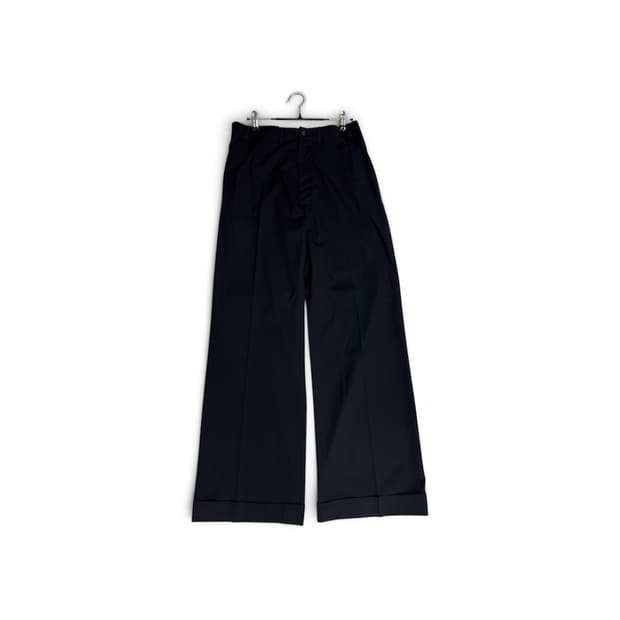 Y's (Yohji Yamamoto) 브랜드의 일본산 블랙 울 팬츠