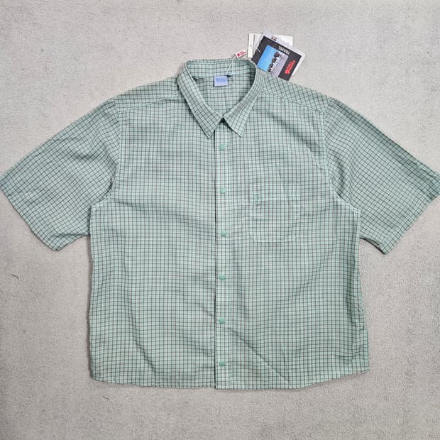 피엘라벤 체크 반팔 셔츠 XXL