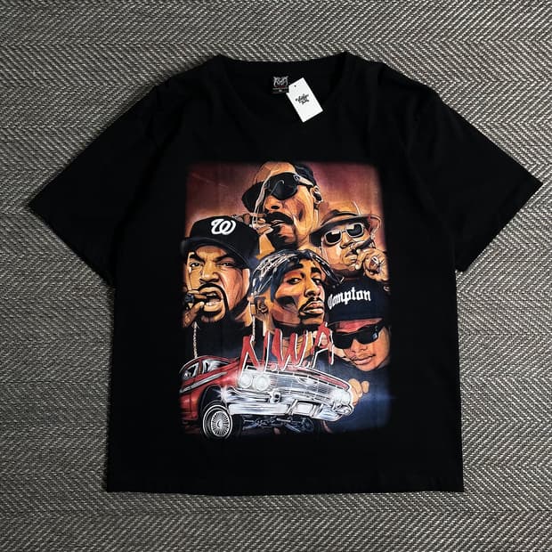 빈티지 투팍 힙합 프린팅 티셔츠o 3151