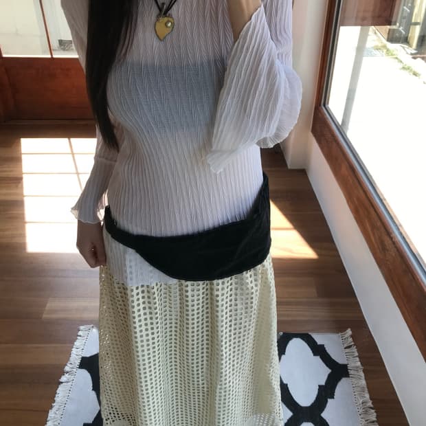 vintage leather skirt
